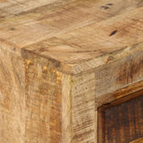 Drawer Cabinet 60x33x75 cm Solid Wood Mango - 45-Degree Angle