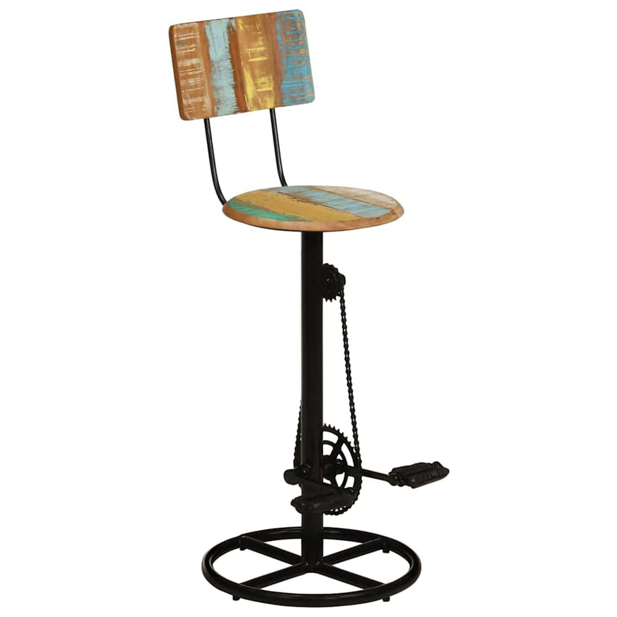 Bar Stools 2 pcs Solid Wood Reclaimed
