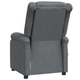 Massage Chair Grey Faux Leather - 45-Degree Angle