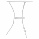 3 Piece Bistro Set Cast Aluminium White
