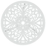 3 Piece Bistro Set Cast Aluminium White