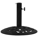 Umbrella Base Black 40x40x32 cm Cast Iron - Top-Down View
