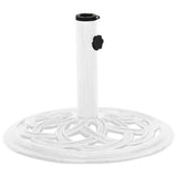 Umbrella Base White 44x44x31 cm Cast Iron