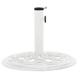 Umbrella Base White 44x44x31 cm Cast Iron