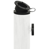 Umbrella Base White 44x44x31 cm Cast Iron - Low Angle