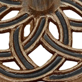 Umbrella Base Bronze 44x44x31 cm Cast Iron - Rear View