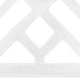 Umbrella Base White 44x44x31 cm Cast Iron - Low Angle