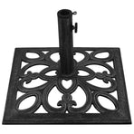 Umbrella Base Black 47x47x33 cm Cast Iron
