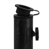 Umbrella Base Black 47x47x33 cm Cast Iron - Close-Up Angle