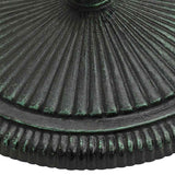 Umbrella Base Green 45x45x30 cm Cast Iron - Rear View