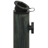 Umbrella Base Green 45x45x30 cm Cast Iron - Low Angle