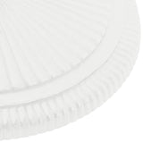 Umbrella Base White 45x45x30 cm Cast Iron