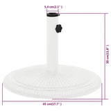Umbrella Base White 45x45x30 cm Cast Iron - Extra Image