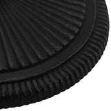 Umbrella Base Black 45x45x30 cm Cast Iron - Close-Up Angle