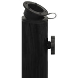Umbrella Base Black 45x45x30 cm Cast Iron - Low Angle