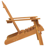 Garden Adirondack Chair Solid Acacia Wood - 45-Degree Angle