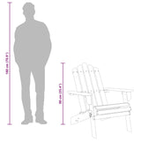 Garden Adirondack Chair Solid Acacia Wood