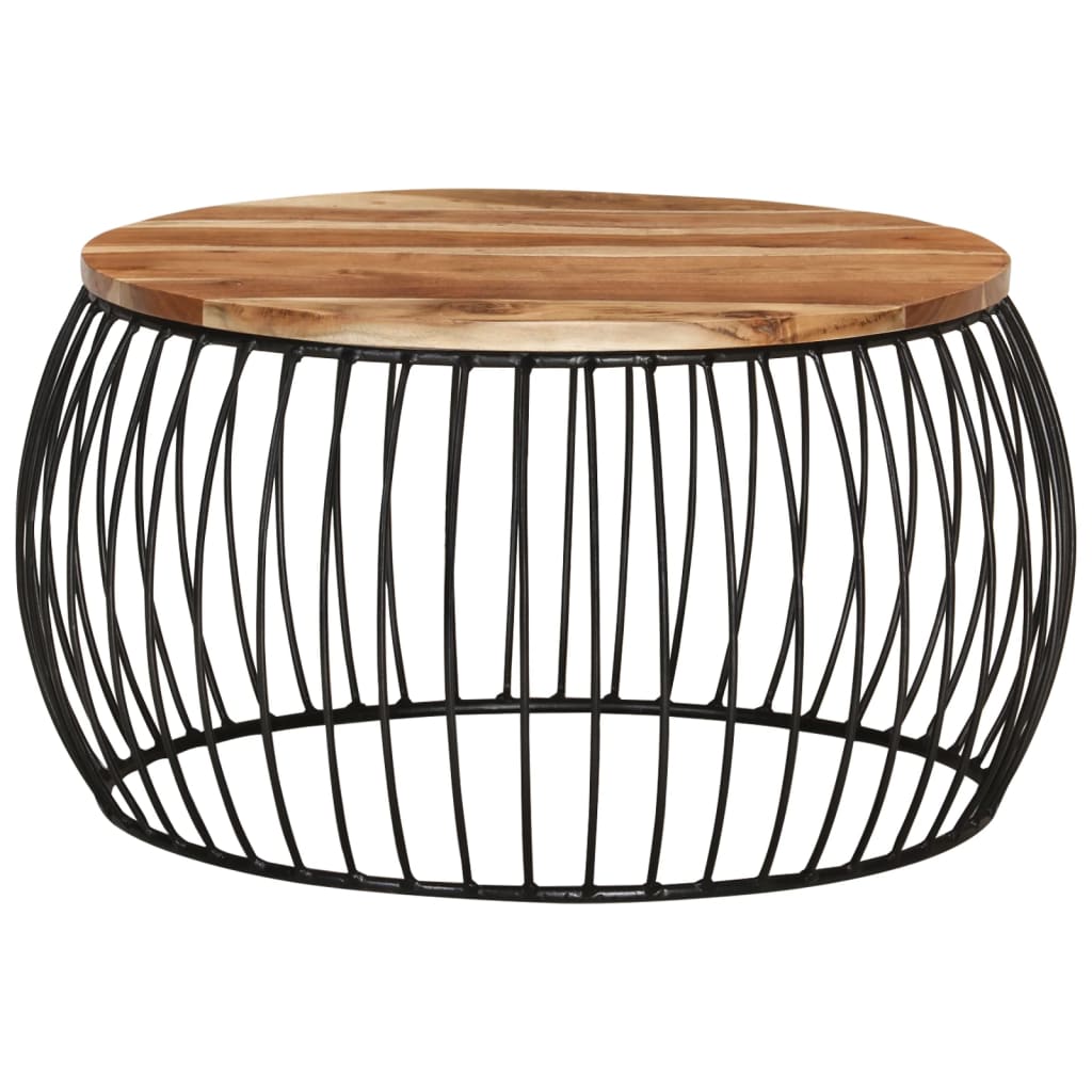 Coffee Table ?8 cm Solid Acacia Wood