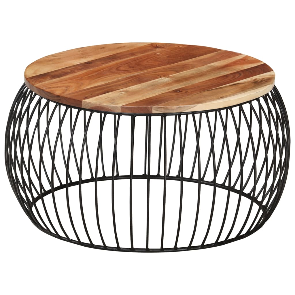 Coffee Table ?8 cm Solid Acacia Wood