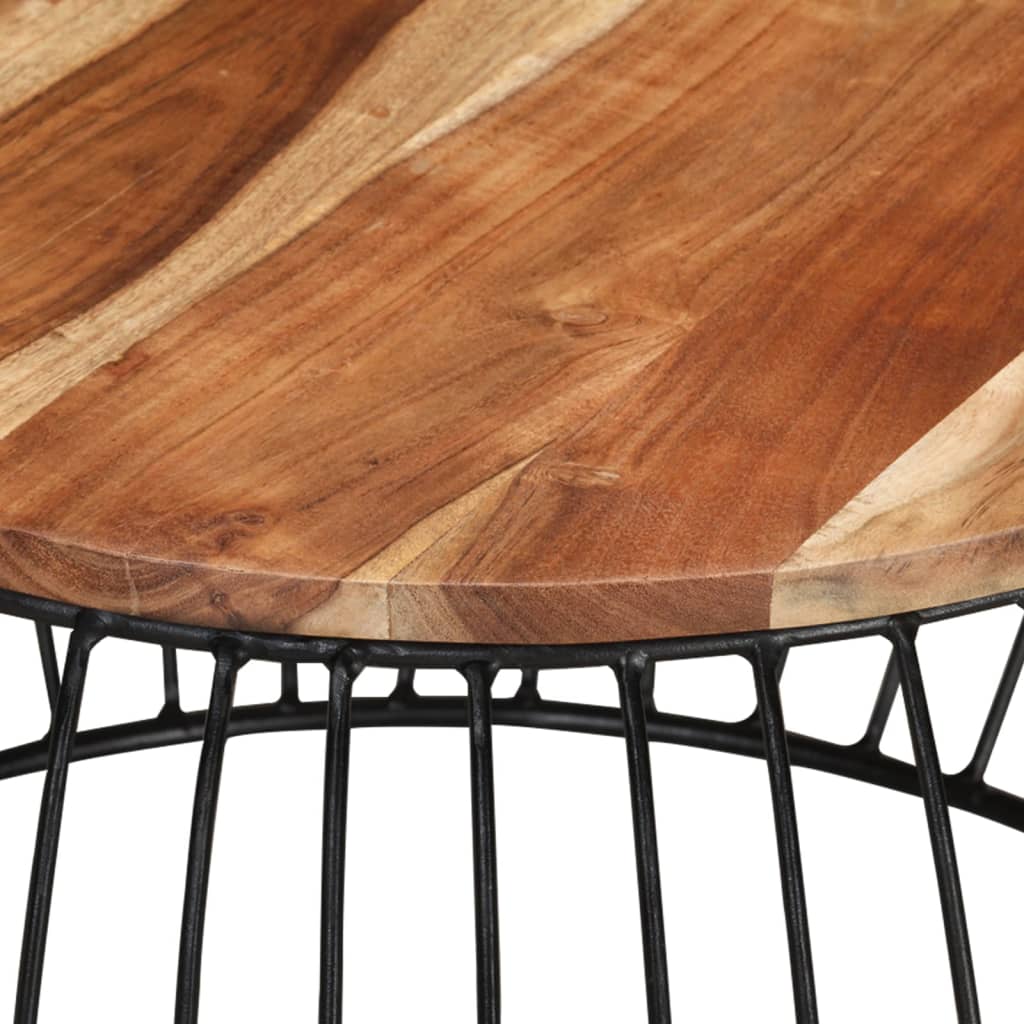 Coffee Table ?8 cm Solid Acacia Wood