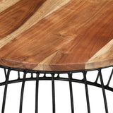 Coffee Table ?8 cm Solid Acacia Wood