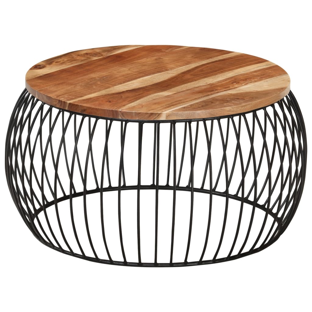 Coffee Table ?8 cm Solid Acacia Wood