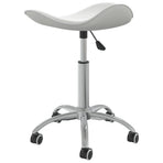 Office Chair White Faux Leather