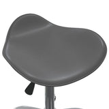 Swivel Dining Chair Grey Faux Leather