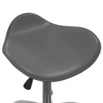 Swivel Dining Chair Grey Faux Leather