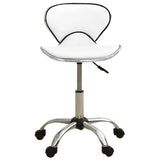 Office Chair White Faux Leather