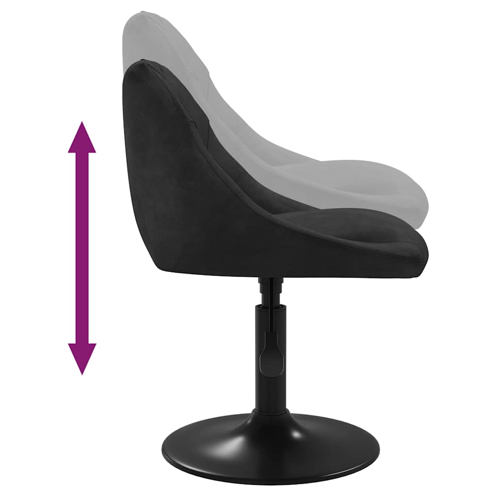 Dining Chair Black Velvet