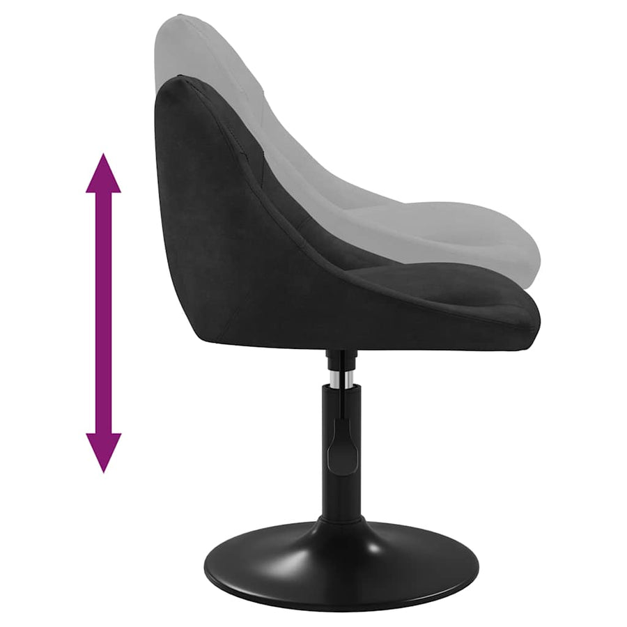 Dining Chair Black Velvet
