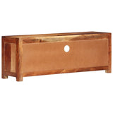 TV Cabinet 110x30x40 cm Solid Wood Acacia - Side View