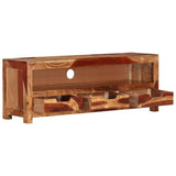 TV Cabinet 110x30x40 cm Solid Wood Acacia - Top-Down View