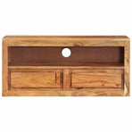 TV Cabinet 88x30x40 cm Solid Wood Acacia