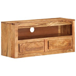 TV Cabinet 88x30x40 cm Solid Wood Acacia