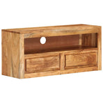 TV Cabinet 88x30x40 cm Solid Wood Acacia