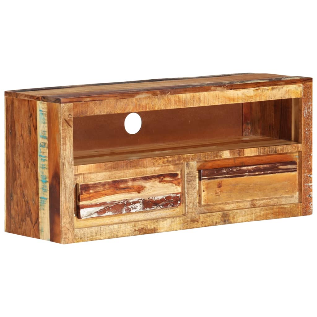 TV Cabinet 88x30x40 cm Solid Wood Reclaimed