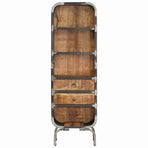 Highboard 40x30x126 cm Solid Wood Mango