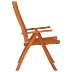 Folding Chairs 8 pcs Solid Wood Eucalyptus