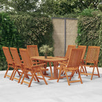 Folding Chairs 8 pcs Solid Wood Eucalyptus