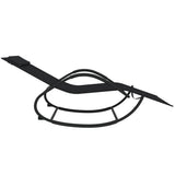 Rocking Sun Loungers 2 pcs Black Steel and Textilene - 45-Degree Angle