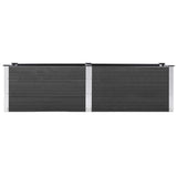 Garden Raised Bed 200x50x54 cm WPC Grey