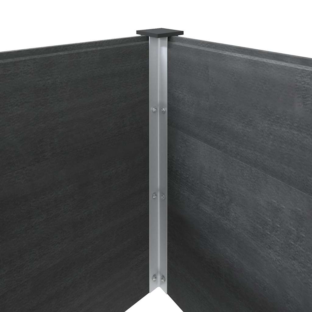 Garden Raised Bed 200x50x54 cm WPC Grey