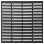 Louver Fence WPC 180x180 cm Grey
