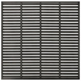 Louver Fence WPC 180x180 cm Dark Grey