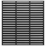 Fence Panel WPC 180x180 cm Black
