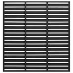 Fence Panel WPC 180x180 cm Black