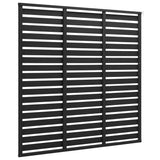 Fence Panel WPC 180x180 cm Black - Front View
