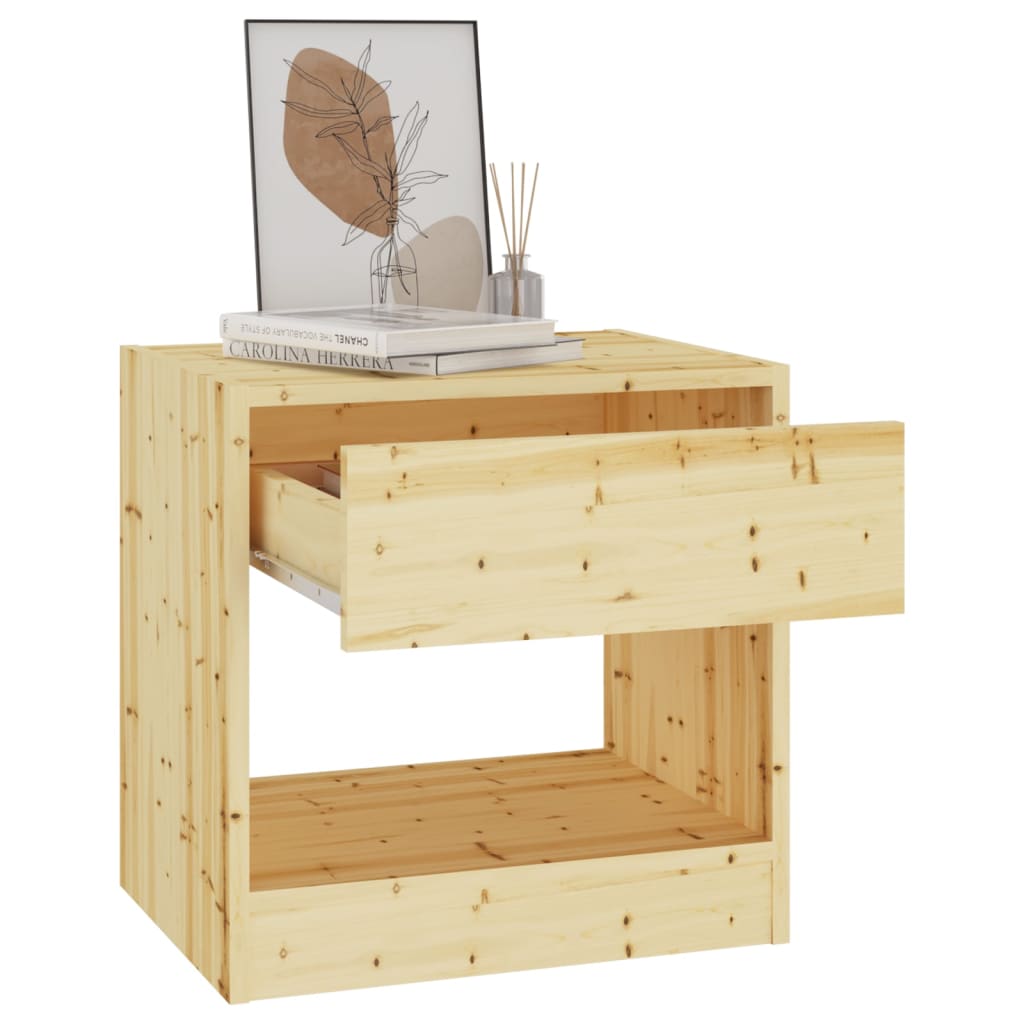 Bedside Cabinet 40x31x40 cm Solid Firwood